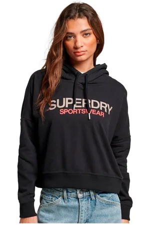 Superdry Sportwear Logo Boxy hoodie - Dames - Hoodies