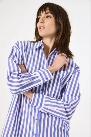 Garcia Dames Blouse Blauw Long mouw