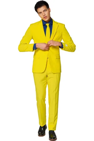 OppoSuits Yellow Fellow - Heren Pak - Carnavalskleding - Feest Kostuum -