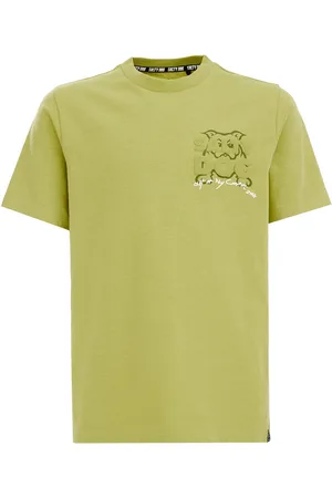 WE Fashion Jongens T-shirt met opdruk