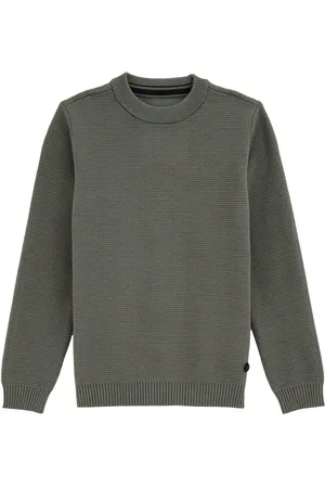 WE Fashion Jongens gebreide trui met ribstructuur