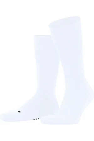 Falke Dynamic Unisex sportsokken - Katoenen sportsokken met strepen voor dames en heren - witte sportsokken - DSS12601