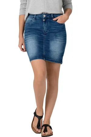 Timezone Dames Rok MarahTZ straight fit Blauw Volwassenen