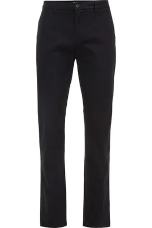 WE Fashion Heren slim fit chino met stretch