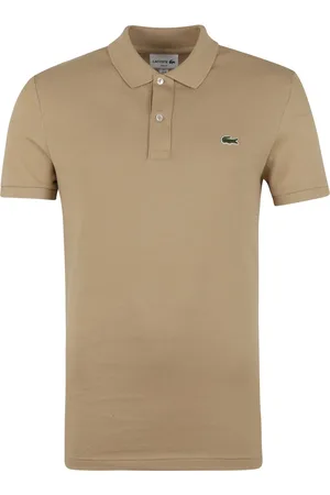 Lacoste Poloshirt Pique Zand - Slim-fit - Heren Poloshirt