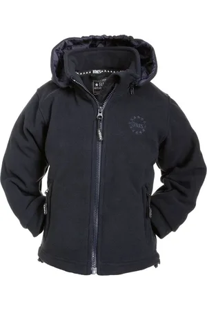 BMS Kinder Windsmoother Kids Kapuzen-Jacke Marine-134