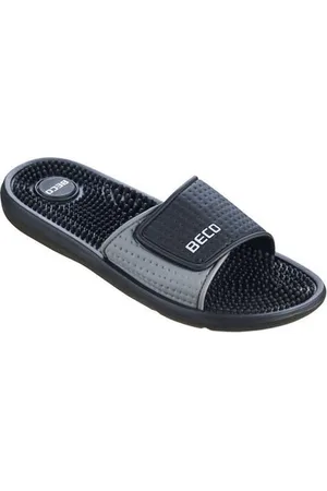 Beco Badslippers Met Klittenband Heren