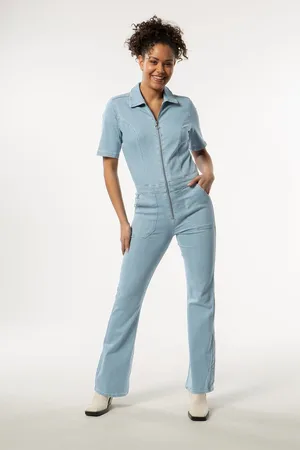 Garcia Dames Jumpsuit Blauw