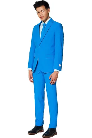 OppoSuits Blue Steel - Heren Pak - Carnavalskleding - - Feest