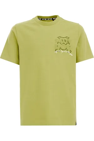 WE Fashion Jongens T-shirt met opdruk