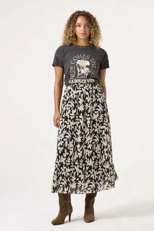 Garcia Dames All over print Rok Zwart
