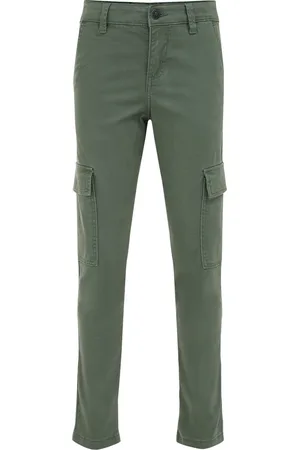 WE Fashion Jongens slim fit cargobroek