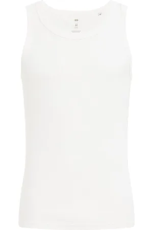 WE Fashion Heren organic cotton singlet