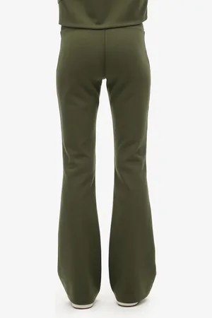 Superdry Sport Tech Lr Flare Trainingsbroek Groen S Vrouw