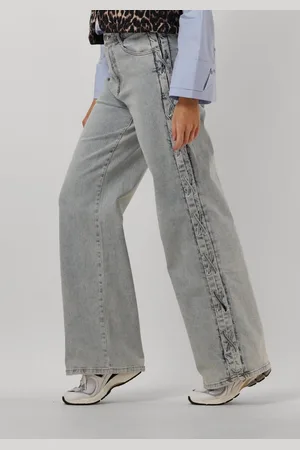 Catwalk Junkie Loose Fit Jeans With Lace Detail Jeans Dames - Broek -