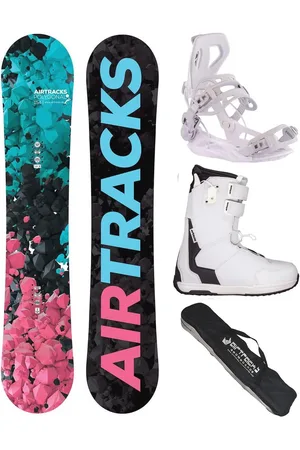 Merkloos Dames Snowboard Set met Softbinding en Softboots - Perfect voor All-Mountain en Freestyle