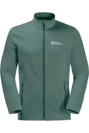 Jack Wolfskin KOLBENBERG FZ M Heren Outdoorvest - jade groen