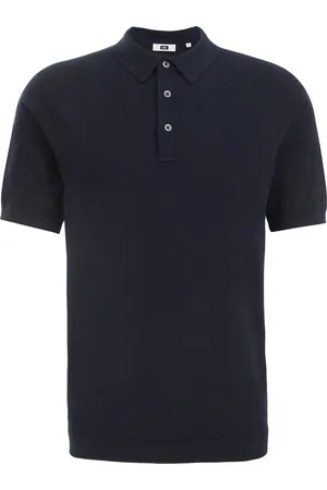 WE Fashion Heren fijngebreide polo