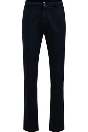 WE Fashion Heren Hybrids slim fit chino van jogkwaliteit