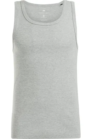 WE Fashion Heren organic cotton singlet