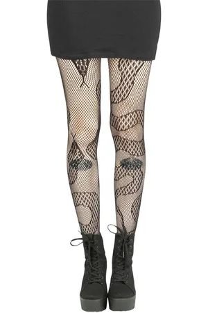 Banned Retro Snakes Fishnet Panty
