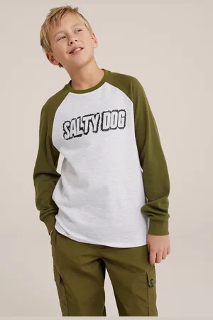 WE Fashion Jongens T-shirt met opdruk