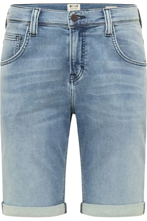 Mustang Heren Short Broeken CHICAGO regular/straight Fit Blauw W 36 Volwassenen