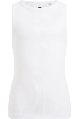 WE Fashion Meisjes singlet van ribstof