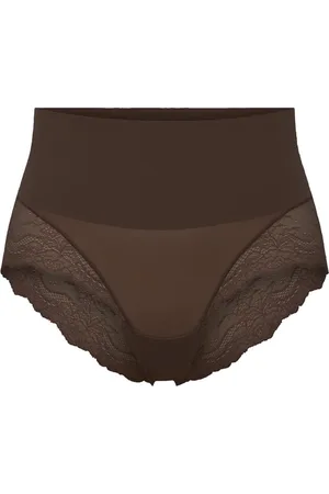 Spanx Dames Undie-tectable Lace Hi-hipster Truffle Brown