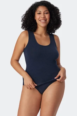 Schiesser Personal Fit singlet (1-pack) - dames tank top nachtblauw