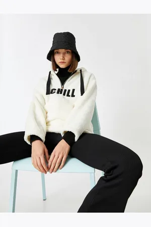 Koton 2KAL68050OK Volwassenen Vrouwen Sweatshirt Single - - XS