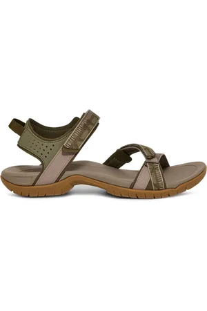 Teva Women Verra Archive Criss Cross Olive-Schoenmaat 38 (UK 5)