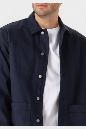 Foret Rowan Logo Overshirt Overshirts Heren -
