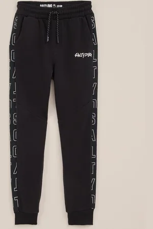 WE Fashion Jongens joggingbroek met tapedetail