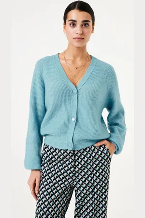 Garcia Dames Vest Blauw Long mouw
