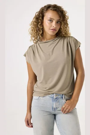 Garcia Dames T-shirt Groen Korte mouw