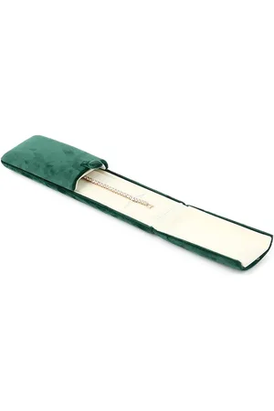 Merkloos Elegant Fluwen Sieraden Doos Geschenkdoos met Snap Buckle Organizer voor Armbanden Ringen Hanger (ketting doos)