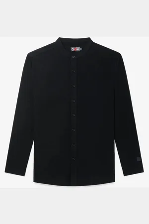 AB Lifestyle Button Up | Jet Black - Heren