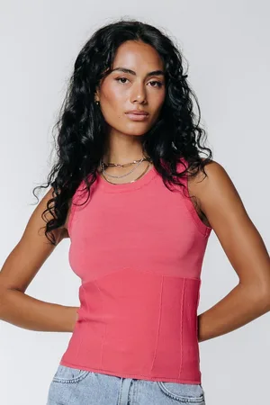 Colourful rebel Sissy Fine Knit Tanktop - M