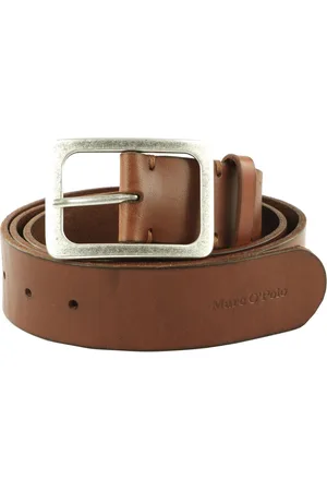 Marc O’ Polo Leren Riem Erica Belt W100 Bruine