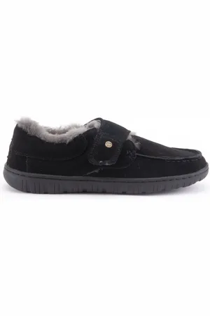 Warmbat Melton heren pantoffel -