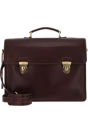 Picard Leren Business tas Schoudertas met laptopvak Toscana Briefcase Bruine