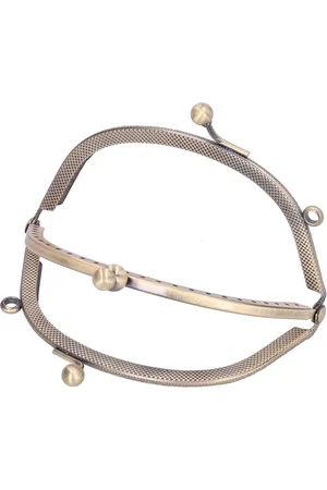 Merkloos Metalen Dubbele Ring Halve Cirkel Slot Handvat 105 Cm Portemonnee FrameDubbele Portefeuilles Tassen Bolle Bloem Antieke Portemonnee Maken
