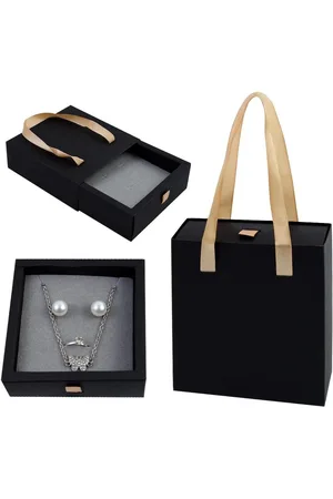 Merkloos Fluwelen Sieradendoos - Set van 2 - Enkele Armband Geschenkdoos met Deksels