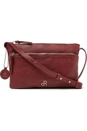 dR Amsterdam Schoudertas | Schoudertas dames | Crossbody tas dames | Handtassen dames | Leren schoudertas | Faggio - 903740 Chili Pepper