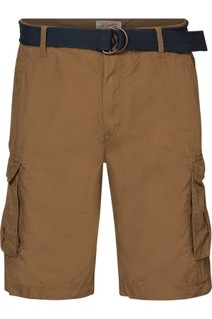 Petrol Industries Heren Cargoshort met riem - Bruin