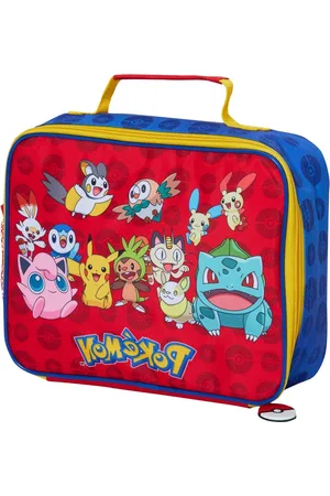 Merkloos Geïsoleerde Pikachu Lunch Box - Voor Kids op School met Flessenhouder