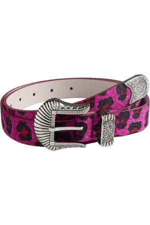 Fashion Favorite Western Riem - Luipaard | Riemlengte 70-90 cm | Furry Imitatieleer |