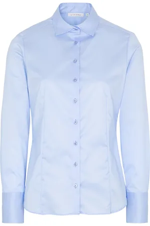 ETERNA Dames blouse modern classic - lichtblauw