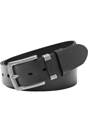 Fossil Leren Riem Jay Belt W95 Zwart